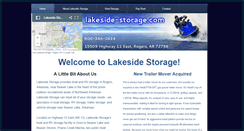 Desktop Screenshot of lakeside-storage.com