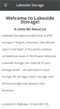 Mobile Screenshot of lakeside-storage.com